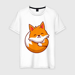 Мужская футболка Orange fox