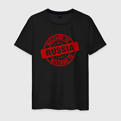 Мужская футболка Welcome Russia