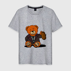 Мужская футболка Медведь Кащей с шапкой-ушанкой