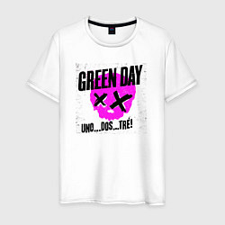 Мужская футболка Green Day uno dos tre