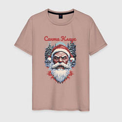 Мужская футболка Безумный Санта