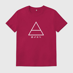 Мужская футболка 30 Seconds to mars логотип треугольник