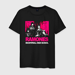 Мужская футболка Ramones rocknroll high school