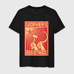 Мужская футболка Сопротивление рабочих