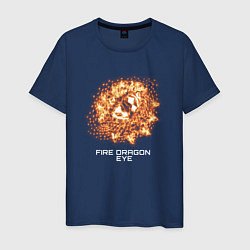 Мужская футболка Fiery dragon eye