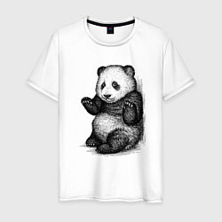 Мужская футболка Детеныш панды