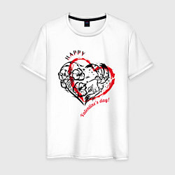 Мужская футболка Сердце символ любви