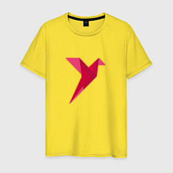 Мужская футболка Геометрическая колибри