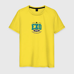 Футболка хлопковая мужская EXO legendary, цвет: желтый