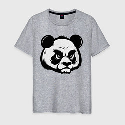Мужская футболка Недовольная морда панды