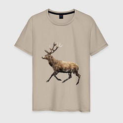 Мужская футболка Рогатый олень