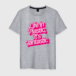 Мужская футболка Barbie life in plastic