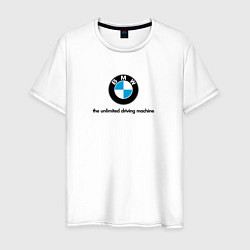 Мужская футболка BMW the unlimited driving machine