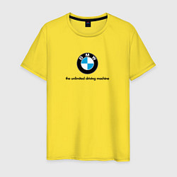 Мужская футболка BMW the unlimited driving machine