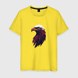 Мужская футболка Арт портрет орла