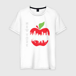 Мужская футболка Нью-Йорк большое яблоко