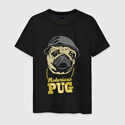 Мужская футболка Notorious pug