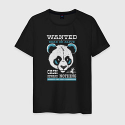 Мужская футболка Панда в розыске