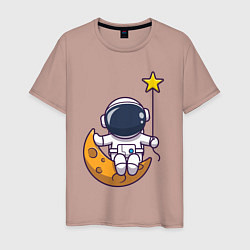 Мужская футболка Звёздный космонавт