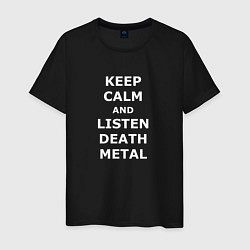 Мужская футболка Listen Death Metal