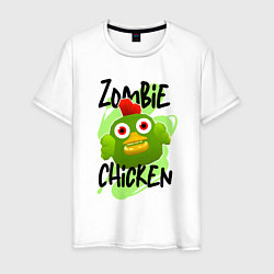 Мужская футболка Чикен ган - зомби