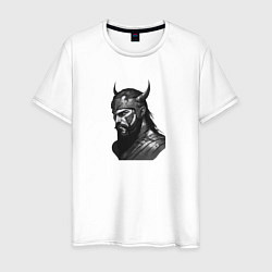 Мужская футболка Портрет сурового викинга