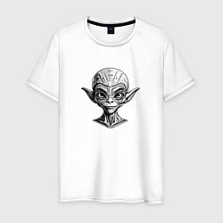 Мужская футболка Голова пришельца
