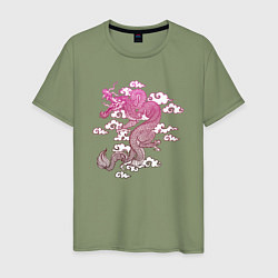 Мужская футболка Китайский дракон символ года