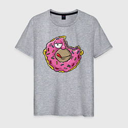 Мужская футболка Homer donut