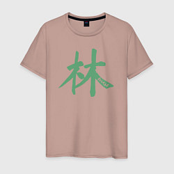 Мужская футболка Лес иероглиф