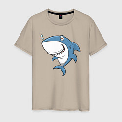 Мужская футболка Cute shark