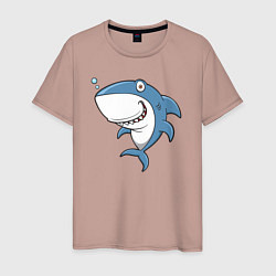 Мужская футболка Cute shark