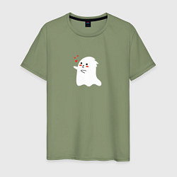 Мужская футболка Влюбленный призрак