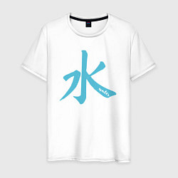 Мужская футболка Вода иероглиф