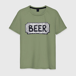 Мужская футболка Beer shop