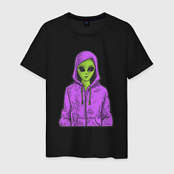 Мужская футболка Инопланетянин в худи