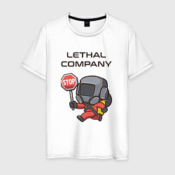 Мужская футболка С лутом на корабль Lethal company