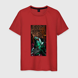 Мужская футболка Колесо Фортуны таро cyberpunk 2077