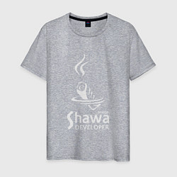 Мужская футболка Senior shawa developer white