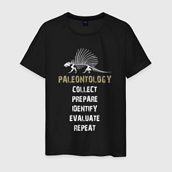 Мужская футболка Paleontology dimetrodon