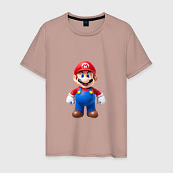 Мужская футболка Супер марио - король грибного королевства
