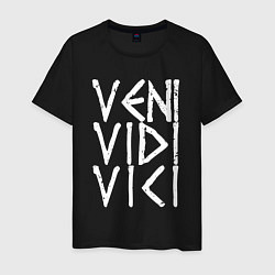 Мужская футболка Veni vidi vici - пришел увидел победил