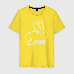 Мужская футболка Love bunny