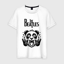 Мужская футболка The Beatles - rock panda