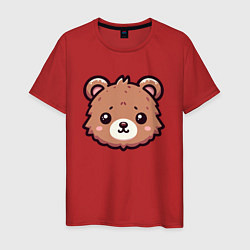 Мужская футболка Мордочка медведя