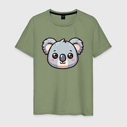 Мужская футболка Мордочка коалы