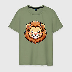 Мужская футболка Мордочка льва