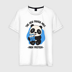 Мужская футболка Панда с молоком