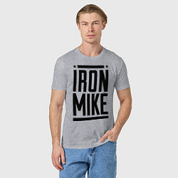 Футболка хлопковая мужская Iron Mike, цвет: меланж — фото 2