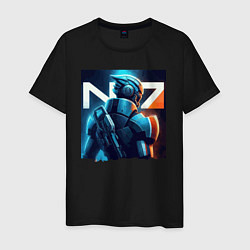 Мужская футболка Mass Effect - character ai art